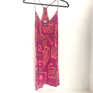 Manuheali’i Spaghetti Strap Tank Dress